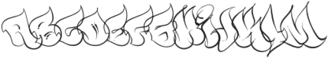 DefaseOutline otf (400) Font LOWERCASE