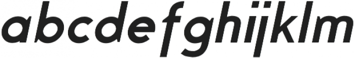 Default Italic otf (400) Font LOWERCASE