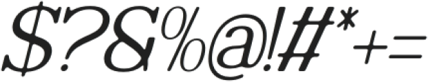 Defilao Vertes Italic otf (400) Font OTHER CHARS