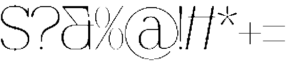 Deforta otf (400) Font OTHER CHARS