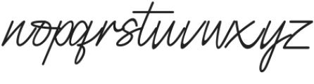 Defrivolte Regular otf (400) Font LOWERCASE