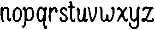 Defu ttf (400) Font LOWERCASE