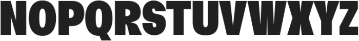 Degitan Black Condensed otf (900) Font UPPERCASE