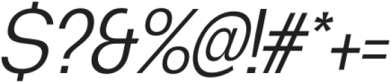 Degitan Light Italic Condensed otf (300) Font OTHER CHARS