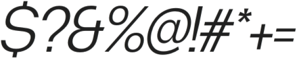Degitan Light Italic Semi Condensed otf (300) Font OTHER CHARS