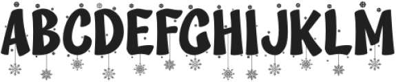 Deiland Snowy otf (400) Font UPPERCASE