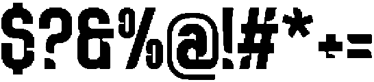 Deitaro Cut otf (400) Font OTHER CHARS