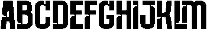 Deitaro Cut otf (400) Font UPPERCASE