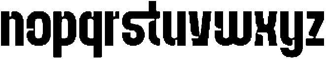 Deitaro Cut otf (400) Font LOWERCASE