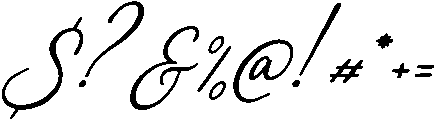 Dekalea Italic otf (400) Font OTHER CHARS