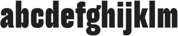 Dekmond Black otf (900) Font LOWERCASE