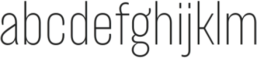 Dekmond Thin otf (100) Font LOWERCASE