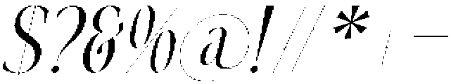 Dekota Italic otf (400) Font OTHER CHARS