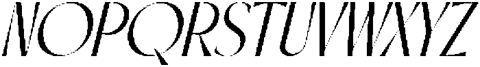 Dekota Italic otf (400) Font UPPERCASE