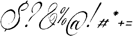 Del Lante Italic otf (400) Font OTHER CHARS