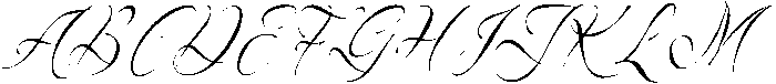 Del Lante Italic otf (400) Font UPPERCASE