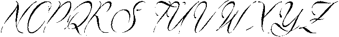 Del Lante Italic otf (400) Font UPPERCASE