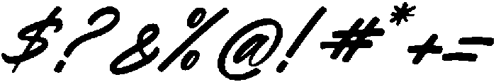 Delaghes Italic otf (400) Font OTHER CHARS