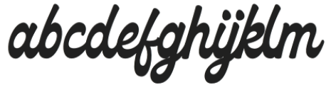 Delagio Script Bold otf (700) Font LOWERCASE