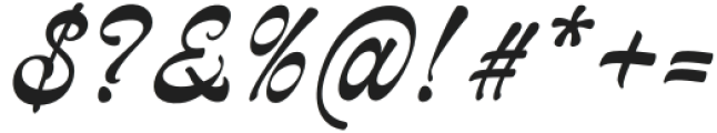 Delagio Script Italic otf (400) Font OTHER CHARS