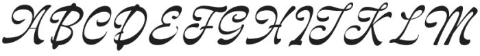 Delagio Script Thin Italic otf (100) Font UPPERCASE