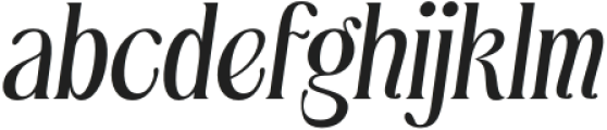 Delanore-Italic otf (400) Font LOWERCASE