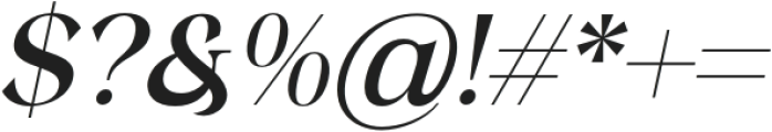 Delarosa-Italic otf (400) Font OTHER CHARS