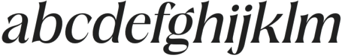 Delarosa-Italic otf (400) Font LOWERCASE