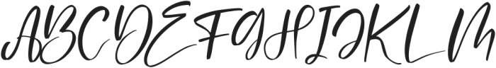 Delashanty Italic otf (400) Font UPPERCASE