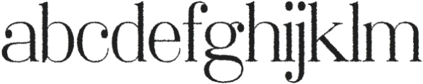 Delcy Rough otf (400) Font LOWERCASE