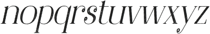 Delcy Stamp Italic otf (400) Font LOWERCASE