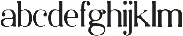 DelcyBlur-Regular otf (400) Font LOWERCASE