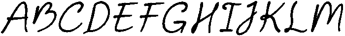 Deleoise Regular otf (400) Font UPPERCASE