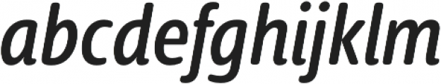 Delfino Normal Italic otf (400) Font LOWERCASE