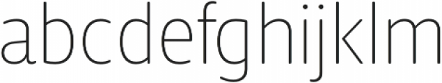 Delfino UltraLight otf (300) Font LOWERCASE