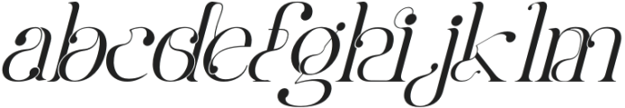 Deliberate Rationality Regular Italic otf (400) FONT