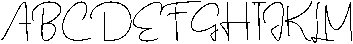 Delicate Balance Regular otf (400) Font UPPERCASE