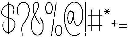 Delicate Clothes Regular otf (400) Font OTHER CHARS