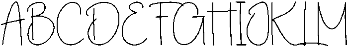Delicate Clothes Regular otf (400) Font UPPERCASE