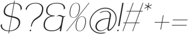 Delicate Elegance Italic otf (400) Font OTHER CHARS