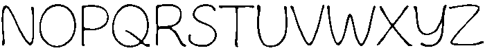 Delicate Line Regular otf (400) Font UPPERCASE