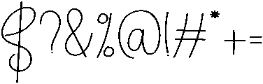 Delicate Regular otf (400) Font OTHER CHARS