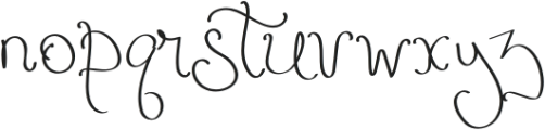 Delicate Ribbons Regular otf (400) Font LOWERCASE