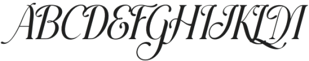 Delicate Stellar Regular otf (400) Font UPPERCASE
