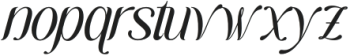 Delicate Stellar Regular otf (400) Font LOWERCASE