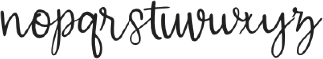Delicate Whimsy Script Regular otf (400) Font LOWERCASE