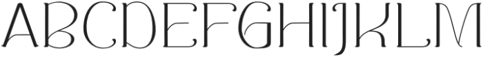 Delication Regular otf (400) Font UPPERCASE