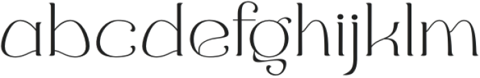 Delication Regular otf (400) Font LOWERCASE