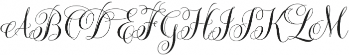 Delicatta otf (400) Font UPPERCASE