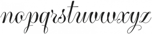 Delicatta otf (400) Font LOWERCASE